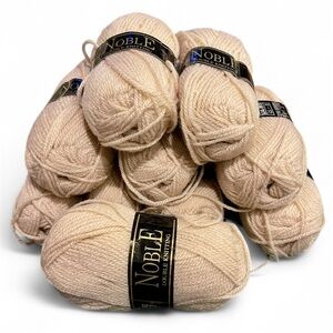 NWT Wool Blend “Noble” Yarn from Courtelle in Oatmeal